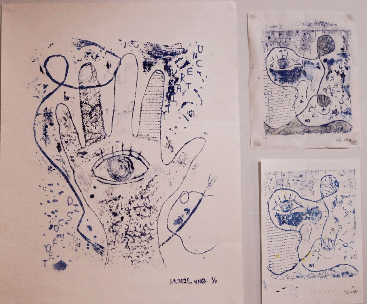 art, printmaking, collagraph
