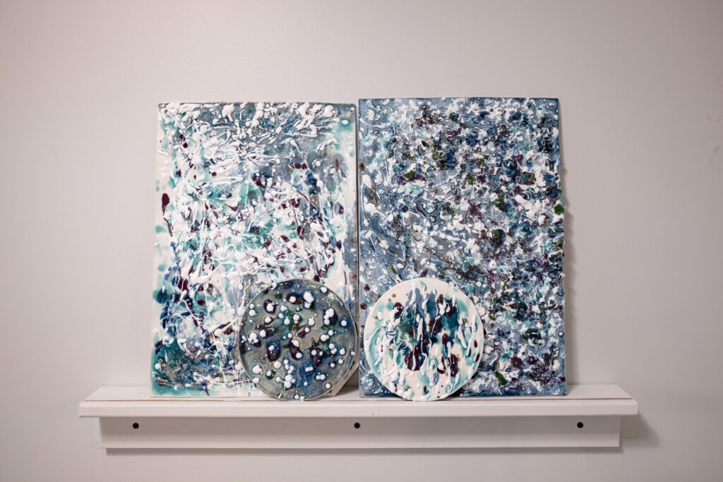 action-glazing, ceramics, glazing, tile, art, contemporary art, 액션글레이징, 아트, 도자기, 현대미술